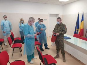 doctor Marin Georgescu, Spitalul Militar Pitești